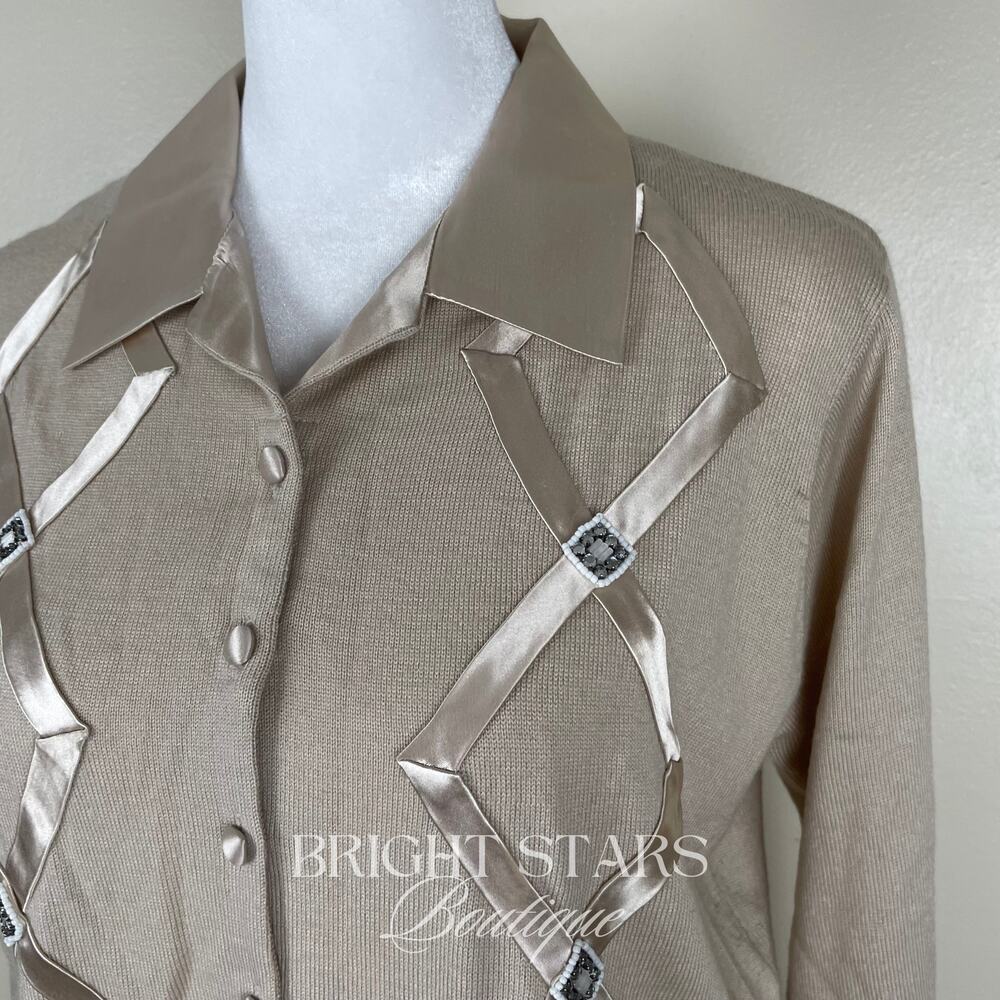 Rare Cardigan ASO Anya Buffy the Vampire Slayer Wool Silk Blend Classic - Picture 8 of 13
